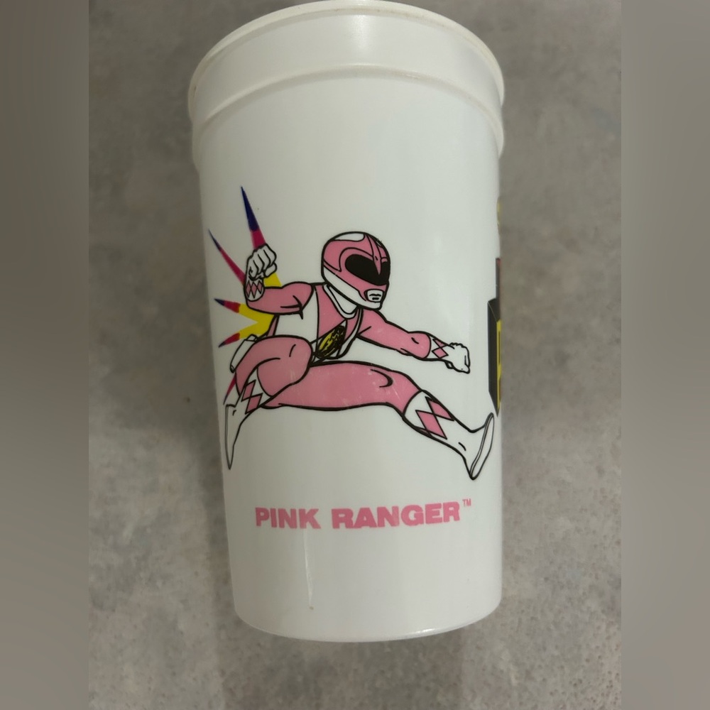 Mighty Morphin Power Rangers Pink Ranger 1994 Cup